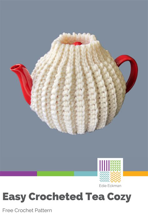 crochet pattern easy crocheted tea cozy edie eckman crochet