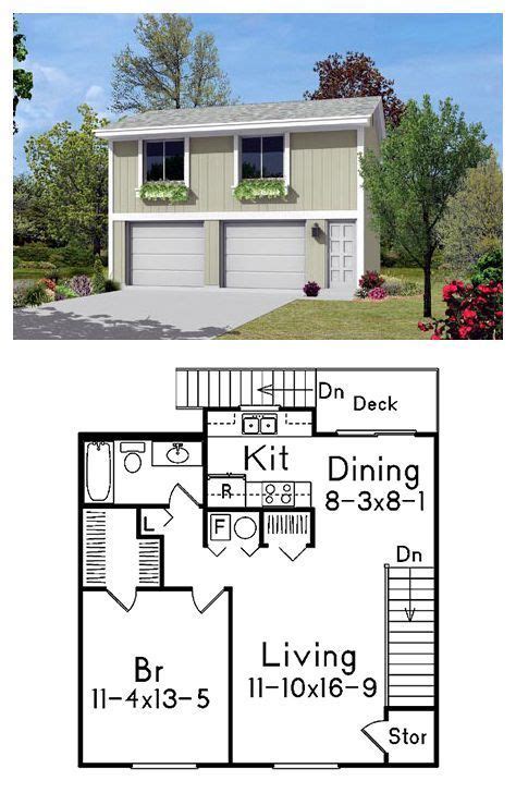 garage apartmentplan  measures        bay garage    level