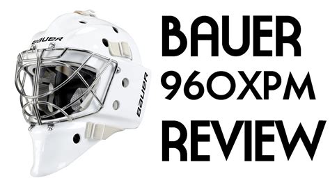 bauer  xpm goalie helmet review youtube