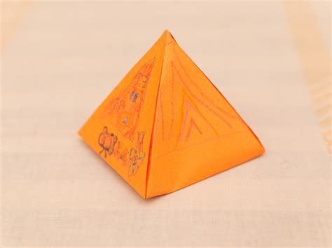 paper pyramid  steps  pictures wikihow