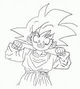 Coloring Goten Dragon Ball Pages Gotenks Popular Printable Library Clipart Coloringhome sketch template