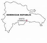Dominicana Republica Bandera Escudo Dominican Republik Dominikanische Repubblica Dominicano Cartine Recortar Landkarte Landkarten Pegar Mexico Geografie Nazioni Malvorlage Kategorien Agencia sketch template