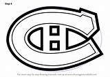 Montreal Canadiens Logo Draw Coloring Step Canadians Drawing Pages Nhl Tutorials Drawingtutorials101 Search Again Bar Case Looking Don Print Use sketch template