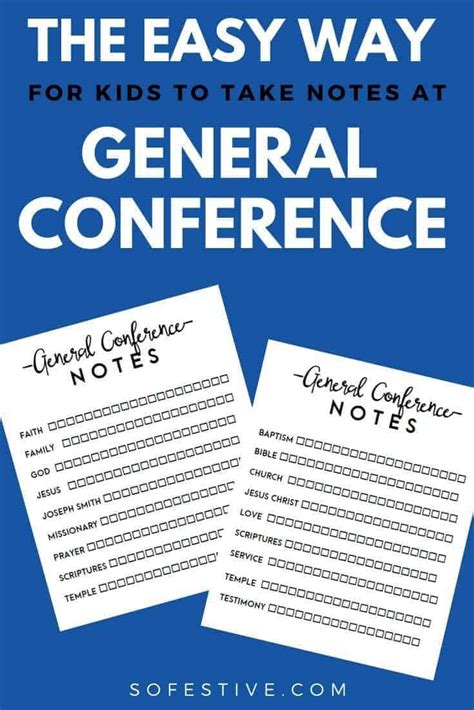 general conference printables  artofit