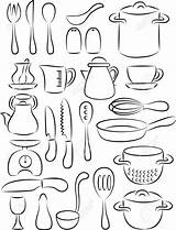 Utensils Cooking Drawing Utensil Baking Set Tools Drawings Kitchen Illustration Clipart Getdrawings Hand Vector Paintingvalley Choose Board Clip sketch template
