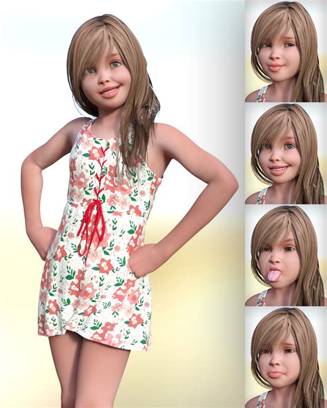 elastiface expressions for skyler genesis 3 daz 3d