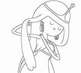 Princess Bubblegum Drawing Coloring Pages Adventure Time Outline Flame Barbie Getdrawings Geeky Fun Line Hobbies Rocket Loves Science Many She sketch template