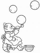 Bubbles Coloring Pages Blowing Colouring Bubble Printable Baby Getcolorings Color Sketch Visit Template sketch template
