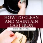 wash  cast iron skillet  maintain seasoning melissa  norris