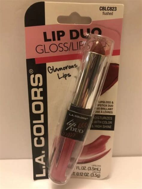 la colors lip gloss lipstick duo moisturizes lips  color  high