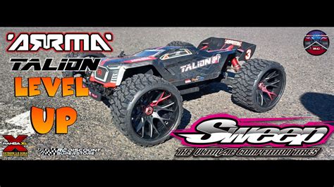 arrma talion  upgrade  speed run part youtube