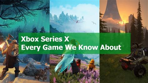 xbox series x every game we know about with release dates
