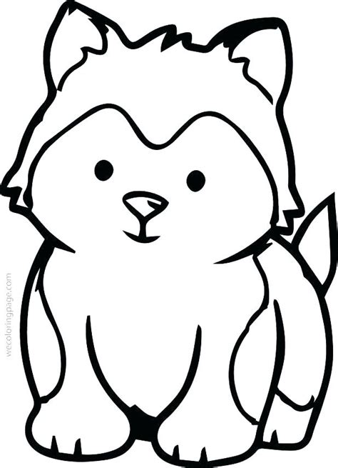 baby husky coloring pages  getdrawings