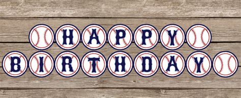 happy birthday  baseballs  wooden background