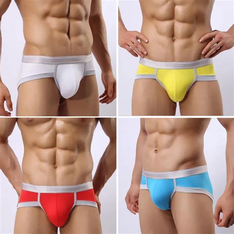 Buy New Fashion Sexy Briefs Men Slip Homme Underpants