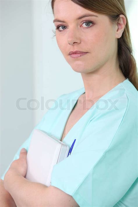 Female Nurse Stock Image Colourbox