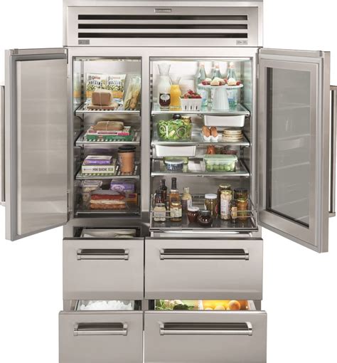 pro refrigeratorfreezer  glass door prog