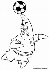 Patrick Star Coloring Soccer Pages Spongebob Playing Print Maatjes Ausmalbilder Want Loaded Version Click Will Browser Window Fun Kids Von sketch template