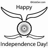 Independence Indian Color Drawing Coloring Book Getdrawings sketch template