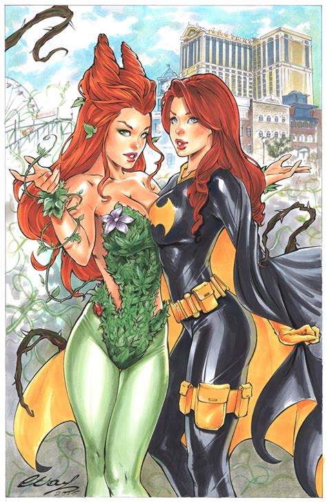 Poison Ivy And Batgirl By Elias Chatzoudis On Deviantart