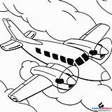 Avion Colorear Colorat Aviones Nuage Avioane Plansa Planse Desene Transport Hélice Volando Aves Pluie Gifs Avión Vehículos Salvat Pe Helice sketch template
