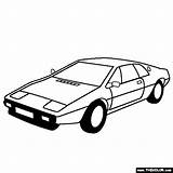 Lotus Esprit S1 Coloring Thecolor Cars Pages sketch template