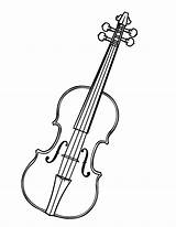Violin Drawing Cello Coloring Clipart Fiddle Sketch Bow Clip Drawings Instruments Pages Outline Simple Music Getdrawings Line Draw Et Kids sketch template