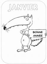 Loup Mois Maternelle Classe Moi Greatestcoloringbook sketch template