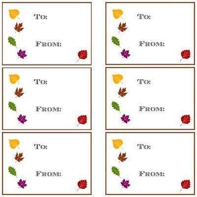 printable autumn gift tags   pin junkie holidays thanksgiving