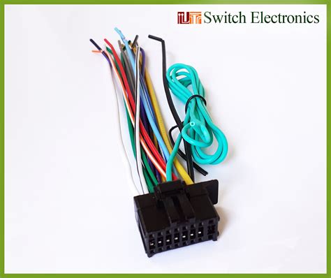 pin auto stereo wiring harness connector  jvc kd  kd  kd rdb ebay