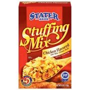 stater bros stuffing mixchicken flavored calories nutrition