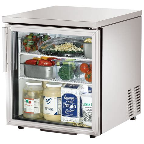 true tuc  lp ld   profile undercounter refrigerator  glass door