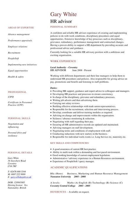hr resume templates  freshers experienced wisestep
