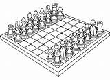 Chess Coloring Pages Printable Onlinecoloringpages Color Print sketch template