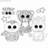 Beanie Boos Cat Xcolorings sketch template