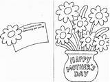 Coloring Card Printable Mother Happy Greeting Template sketch template