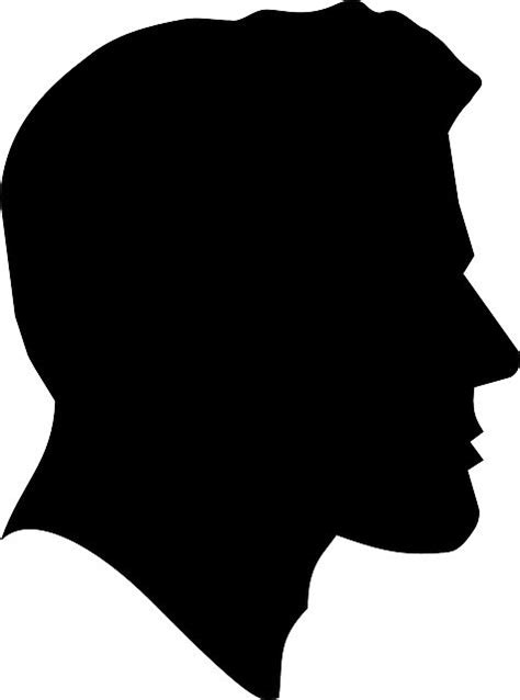 free image on pixabay face guy head male man profile silhouette face silhouette male