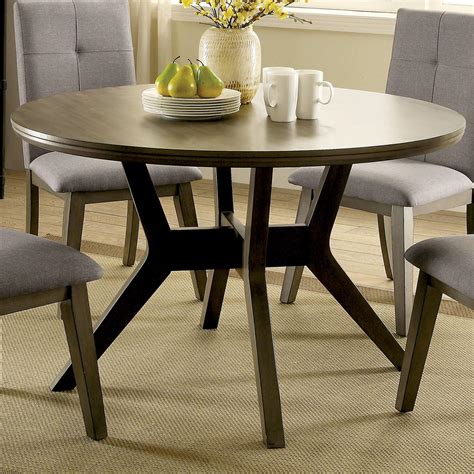furniture  america wellis mid century modern  dining table