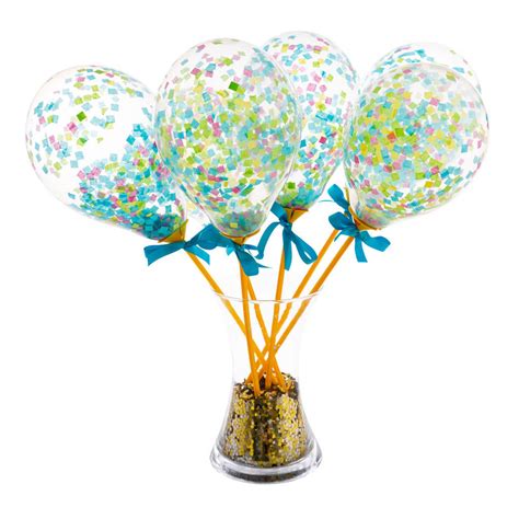 set   tropical mini balloon wands  bubblegum balloons notonthehighstreetcom