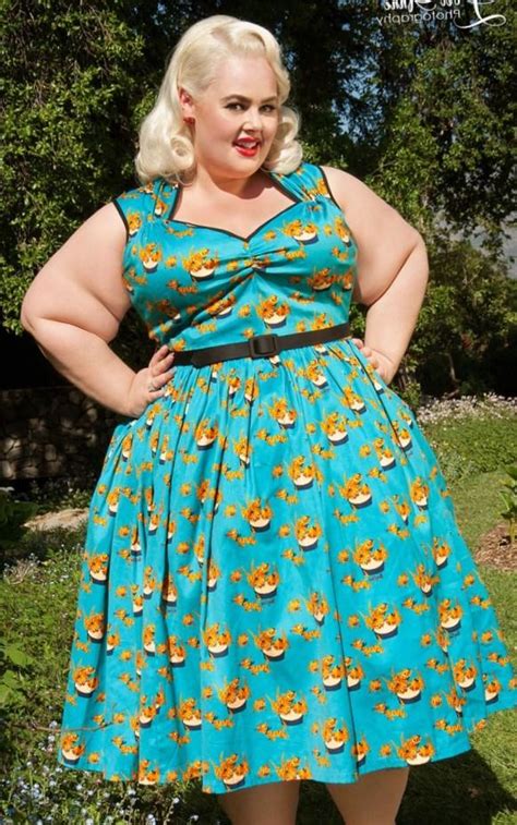 pin up plus size dresses pluslook eu collection