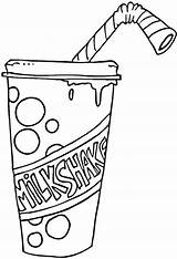 Milkshake Designlooter sketch template
