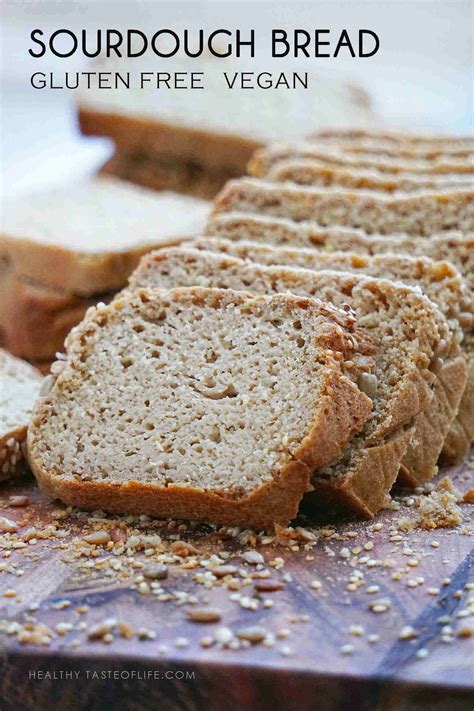 Gluten Free Sourdough Bread Vegan Yeast Free Gum Free Healthy