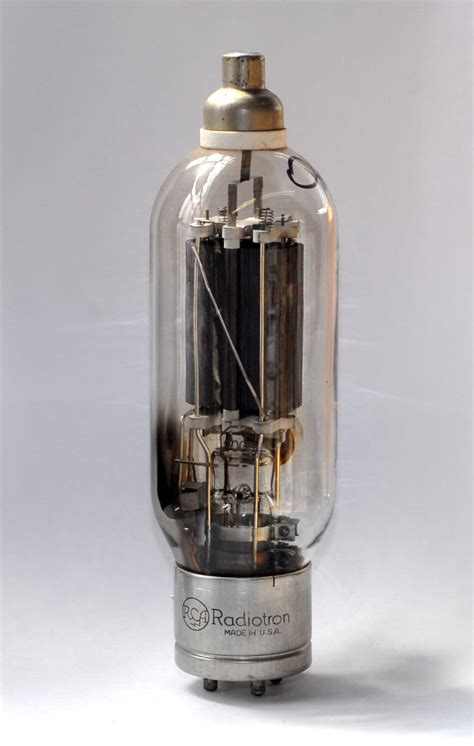 rca  vacuum tube large triode transmitting vacuum tube etsy