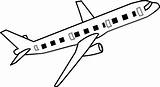 Airplane Clipart Clip Plane Aeroplane Cartoon Easy Drawings Drawing Draw Cliparts Line Coloring Large Flying Small Airoplan Air Library Pages sketch template