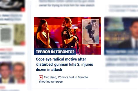 Fox News Sparks Anger With Toronto Shooting Coverage