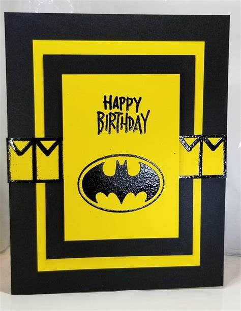 handmade batman birthday card batman birthday card superhero etsy