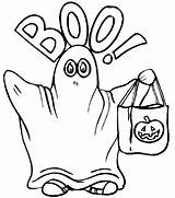 Spooky Coloring Pages Getcolorings Color sketch template