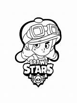 Brawl Stars Jessie Coloring Pages Printable sketch template