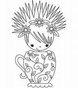 Coloring Patterns Para Stamp Pattern Stamps Pages Embroidery Digital Stamping Teacup Miranda Bella Unmounted Rubber Girl Joann Salvo sketch template