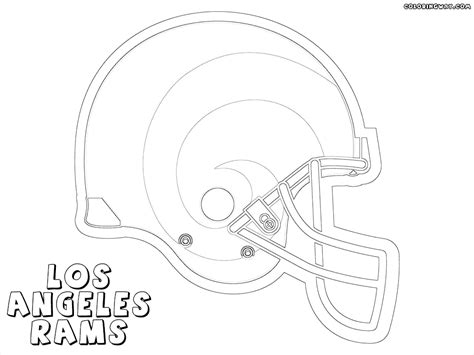 los angeles rams coloring pages coloring home
